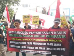 Gelar Aksi di Kejagung dan KPK RI, Tiga Aliansi LSM Asal Lampung Desak Penetapan Tersangka Petinggi SGC