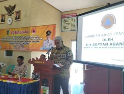 Perkuat Kesiapsiagaan, BPBD Pesawaran Sosialisasikan K I E Rawan Bencana