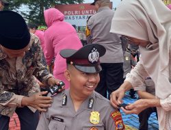 Polres Pesawaran Gelar Upacara Kenaikan Pangkat 28 Personel, Wujud Apresiasi di Momen Hari Bhayangkara ke-79