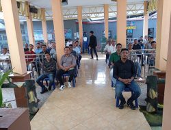 Warga Binaan Kristiani Rutan Ambon Beribadah Bersama