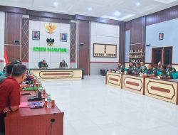 Tim Pokja Puldata Staf Ahli Kasad Bidang Jahpers Kunjungi Korem 043/Gatam