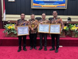 Pemkab Pesawaran Terima Penghargaan Pelayanan Publik dari Kementerian PANRB