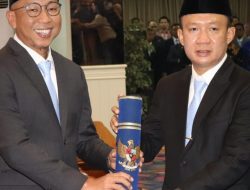 Gubernur Rahmat Mirzani Djausal Lantik Marindo Kurniawan Sebagai Sekda Provinsi Lampung