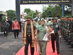 Kunjungi Kodim 0410/KBL, Danrem 043/Gatam Berikan Arahan kepada Prajurit, PNS, dan Anggota Persit