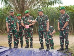 Kunjungan Danrem 043/Gatam ke Yonif TP 848/SPC, Dorong Semangat dan Kekompakan Prajurit