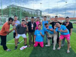 Ajang Kakanwil Cup 2025: Tim Mini Soccer Lapas Narkotika Raih Podium Juara 3
