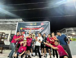 Prestasi Membanggakan, Tim Voli Lapas Narkotika Raih Juara 1 voli Putra Kakanwil Cup 2025