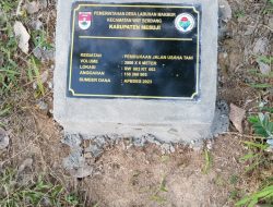 Heboh, Warga Dikejutkan Adanyan Pemasangan Prasasti Kegiatan Tahun 2023 dan 2024 di Desa Labuhan Makmur