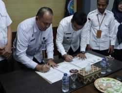 Lapas Narkotika Bandar Lampung Teken Perjanjian Kerja Sama dengan BNNK Lampung Selatan Terkait P4GN