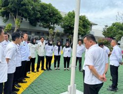 Kalapas Kelas I Bandar Lampung Arahan Langsung Jajaran Pengamanan: Perketat Pengawasan, Wujudkan Lapas Bebas Dari Halinar