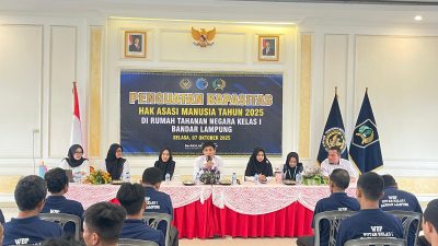 Penguatan Kapasitas HAM di Rutan Bandar Lampung: Warga Binaan Aktif Tanyakan Hak-Hak Mereka