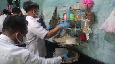 Kesatuan Pengamanan Rutan Kelas I Bandar Lampung Gelar Razia Rutin dan Pengecekan Teralis Kamar Hunian
