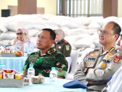 Hadiri Tanam Raya Serentak, Korem 043/Gatam Siap Dukung dan Sukseskan Program Swasembada Pangan Polri