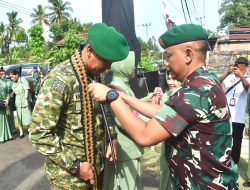 Pangdam XXI/Radin Inten Kunjungi Kodim 0424/Tanggamus dan Berikan Arahan kepada Prajurit dan Persit