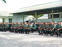 Tingkatkan Kinerja dan Profesionalisme, Danrem 043/Gatam Sampaikan Arahan kepada Prajurit dan PNS