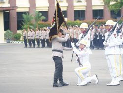 Pangdam XXI/Raden Inten Hadiri Upacara Farewell dan Welcome Parade Kapolda Lampung