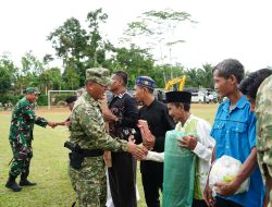 DANREM Dampingi PANGDAM XXI/Radin Inten Tutup TMMD KE-126 Di Way Kanan