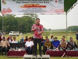 Wakil Bupati Tubaba Buka Pelatihan Siaga Bencana Sekolah PMR Tingkat Madya dan Wira