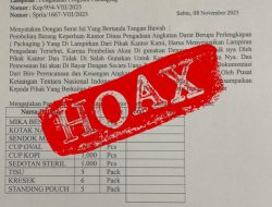 HOAX Mengatasnamakan Dandim 0411/KM