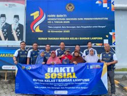 Rutan Kelas I Bandar Lampung Gelar Rangkaian Hari Bhakti Kementerian Imigrasi dan Pemasyarakatan RI ke-1 Tahun 2025