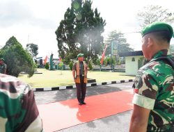 Kuatkan Pembinaan Teritorial, DANREM 043/Garuda Hitam Sambangi KODIM 0422/Lampung Barat
