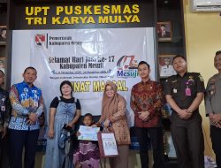Launching Pembukaan di UPTD Tri Karya Mulya, Pemkab Mesuji Sukses Gelar Sunatan Masal Gratis Momen HUT Ke 17 Kabupaten Mesuji