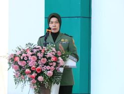 Danrem 043/Gatam Hadiri Pengukuhan Ibu Raksakarini Sri Sena Kodam XXI/Radin Inten Tahun 2025