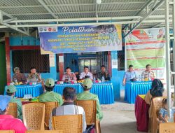 Pemdes Tebing Rambutan Lakukan Pelatihan Linmas Bersama Polsek Nasal