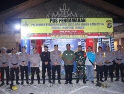 Apel dan Patroli Pengamanan Malam Natal Tahun 2025 Kabupaten Lampung Tengah