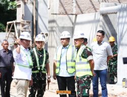 Wabup Pesawaran Bersama Danrem 043/Gatam Tinjau Progres Pembangunan KDMP Desa Sukaraja