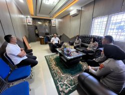Rutan Kelas I Bandar Lampung Terima Audiensi Kasubdit Satpam dan Polsus Polda Lampung