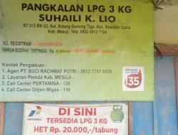Diduga Jual LPG 3 Kg di Atas HET, Pangkalan di Pangung Jaya Terancam Sanksi