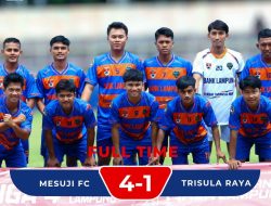 Mesuji FC Taklukkan Trisula Raya Lampung Timur Sekor 4 – 1