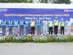 Jasa Raharja Hadir di Apel Persiapan Pengamanan Lebaran 2026 Wilayah Jawa Timur