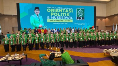 DPW PKB Lampung Suskses Gelar Pengukuhan, Orientasi Politik, & MUSKERWIL