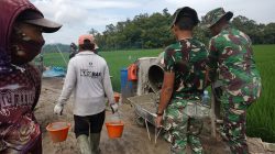 Progres Rabat Beton TMMD ke-127 Kodim 0421/LS Capai 54 Persen