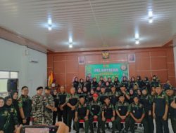 Ketua DPD Lantik Pengurus Cabang HIPAKAD Lampung Utara Di Aula Makodim 0412/LU