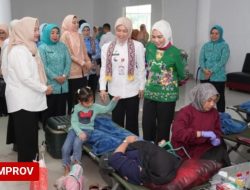 Bunda PAUD Provinsi Lampung Ajak Anak Berani Berkarya Lewat Gebyar Mewarnai