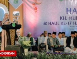 Wagub Jihan Nurlela Hadiri Haul ke-8 Al-Maghfurlah KH Muhammad Sobari dan Haul ke-25 Hadiyu Provinsi Lampung di Pondok Pesantren Al-Hikmah