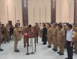 Wali Kota Metro, Bambang Iman Santoso Lantik 100 Pejabat Pimpinan Tinggi Pratama, Administrator, Pengawas, Kepala Puskesmas Dan Pejabat Fungsional