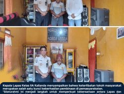 Kepala Lapas Kelas IIA Kalianda Gelar Silaturahmi dengan Pemuka Adat Lampung Selatan, Jalin Sinergi untuk Pembinaan Warga Binaan