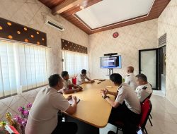 Rutan Kelas I Bandar Lampung Ikuti Pengarahan Kesiapan Layanan Kunjungan Idul Fitri 1447 H Secara Virtual