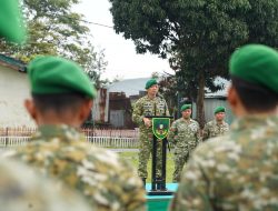 DANREM 043/GATAM Tekankan Disiplin Dan Profesionalisme Prajurit Dalam Apel Luar Biasa