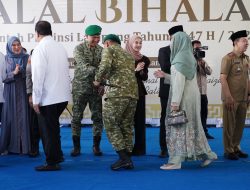 REKATKAN UKHUWAH: Momen Hangat Danrem 043/Gatam Bersama Gubernur Lampung di Halal Bihalal Idul Fitri 1447 H