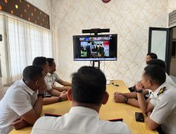 Khidmat dan Lancar, Rutan Kelas I Bandar Lampung Ikuti Pelantikan Pimpinan Tinggi Madya Secara Virtual