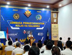 Lapas Kalianda Terima Kunjungan PLH Kakanwil Ditjenpas Lampung, Perkuat Pelaksanaan Tugas Pemasyarakatan