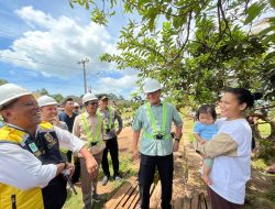 Yusnadi Kawal Groundbreaking Jalan Jabung–Labuhan Maringgai