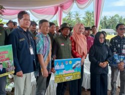 Panen Raya Padi MT I dan Penyerahan Bantuan Alsintan Digelar di Rawa Jitu Utara