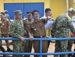 Danrem 043/Gatam Sambut Kunker Pangdam XXI/RI ke Unit Pengelola Irigasi (UPI) Way Rarem Lampung Utara