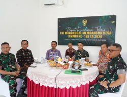 Danrem 043/Gatam Ikuti Rakornis TMMD – 128 TA. 2026 Bersama Waaster Kasad.